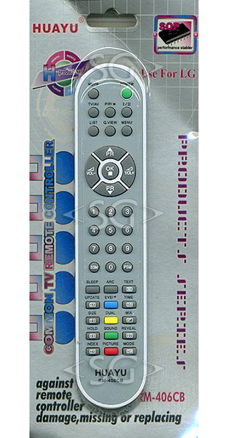 ����� �������������� ���������� ��� LG universal RM-406CB (������ ���� 6710T00008B ) �������/�������